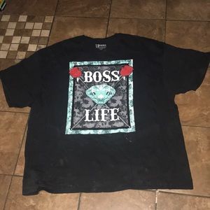 Big Men’s Hard Ten Cotton Tee